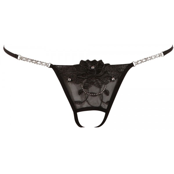Жіночі стрінги - 2320657 Cottelli Collection String Rhinestones