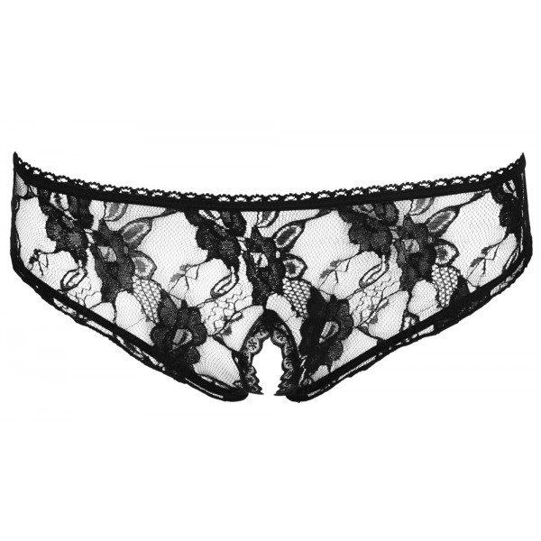 Жіночі стрінги - 2310155 Cottelli Collection Crotchless Briefs