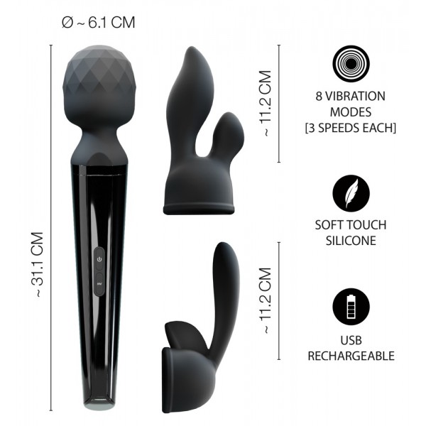 Massage Wand & 2 Attachments