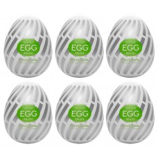 Набір мастурбаторів - Tenga Egg Brush, 6 шт.