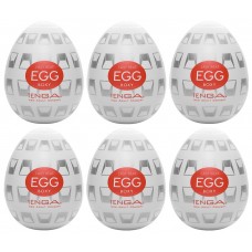 Набір мастурбаторів - Tenga Egg Boxy, 6 шт.