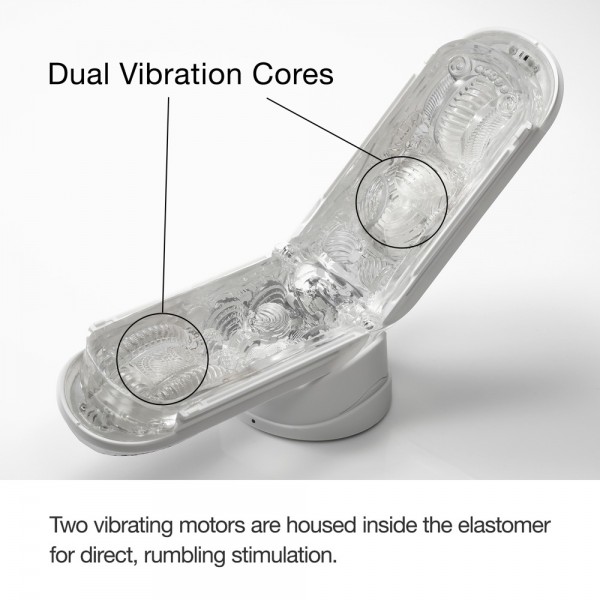 Flip Zero Gravity White Electro Masturbator