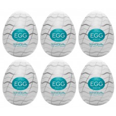 Набір мастурбаторів - Tenga Egg Wavy II, 6 шт.