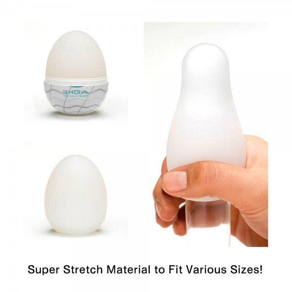 Набір мастурбаторів - Tenga Egg Wavy II, 6 шт.
