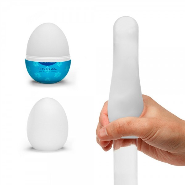 Набір мастурбаторів - Tenga Egg Snow Crystal, 6 шт.