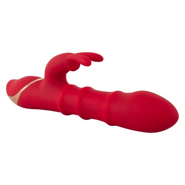 Вібратор - Rabbit Vibrator With 3 Moving Rings