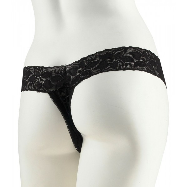 Fetish Fantasy Series Limited Edition Remote Control Vibrating Panties Plus Size - Black