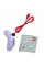 Накладной вибратор Fun Factory LAYA III soft violet, эффект постукивания пальцем