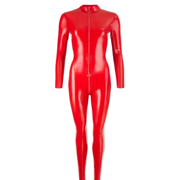 Комбінезон - 2900068 Late X Latex Catsuit Red
