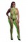 Бодістокінг - Ouch! Bodystocking With Halterneck Green, XL/4XL