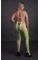 Бодістокінг - Ouch! Bodystocking With Halterneck Green, XL/4XL