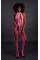 Бодістокінг - Ouch! Bodystocking With Halterneck Pink, XS/XL