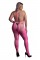 Бодістокінг - Ouch! Bodystocking With Halterneck Pink, XL/4XL