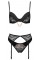 2215292 Cottelli Collection Bra Set Chain Black