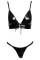 Комплект білизни - 2820161 Black Level Vinyl Bra And String