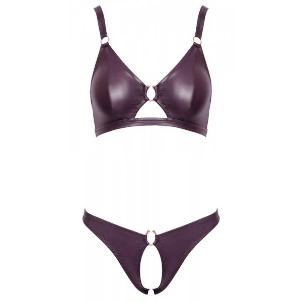 2214580 Bra and Briefs - purple {} S