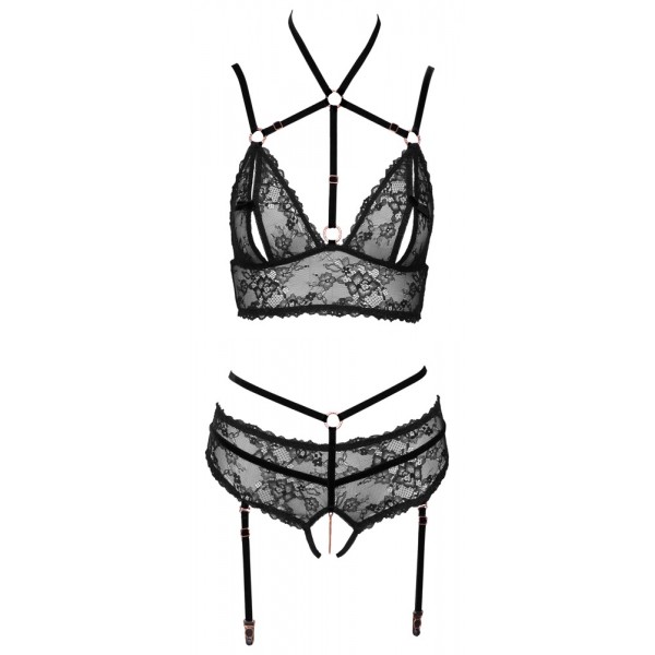 Комплект білизни - 2200015 Abierta Fina Bra Set Black