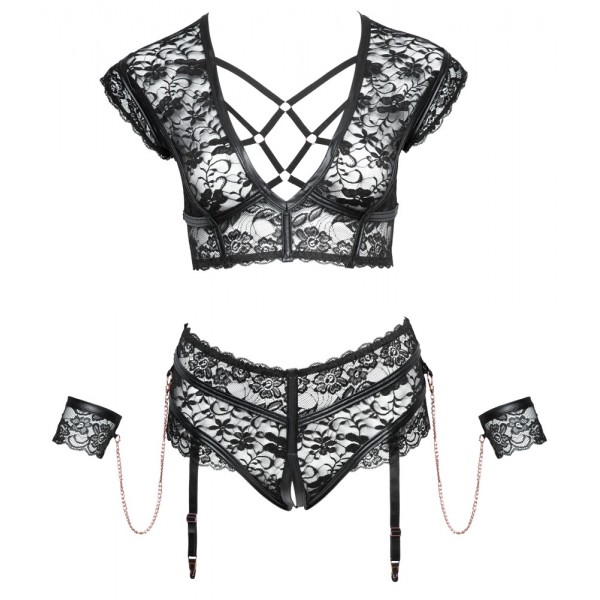 Комплект білизни - 2213931 Cottelli Collection Bra Set Bondage