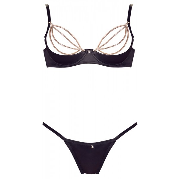 Комплект білизни - 2221179 Cottelli Collection Shelf Bra Set Sparkle