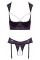2221357 Cottelli Collection Shelf Bra Set - Purple {} 75B/S