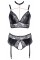 Комплект білизни - 2213982 Cottelli Collection Bra And Suspender Briefs