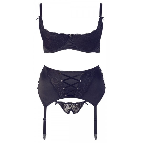 Комплект білизни - 2221101 Cottelli Collection Suspender Set