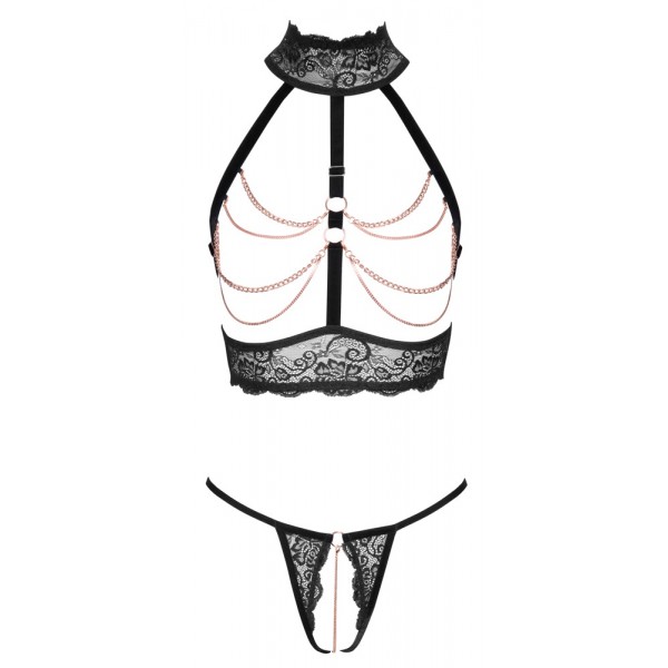 2215365 Abierta Fina Chain Set Open Black - M
