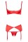 Комплект білизни - 2220962 Cottelli Collection Shelf Bra Set Red