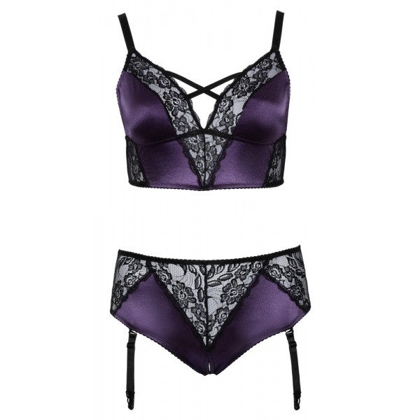 Комплект білизни - 2214113 Cottelli Collection BH Set Purple/Black