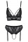 Комплект білизни - 2214520 Cottelli Collection Bra & Thong Black