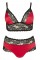 Комплект білизни - 2213176 Cottelli Collection Bra Set Black/Red