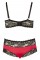 Комплект білизни - 2213176 Cottelli Collection Bra Set Black/Red