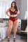 Комплект білизни - 2213176 Cottelli Collection Bra Set Black/Red
