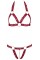 Комплект білизни - 2213010 Cottelli Collection Bra Set Open Red