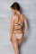 Комплект білизни Passion CHIKA SET, S/M, cream, топ, трусики