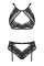 Комплект Obsessive Allastia 2-pcs set black L/XL