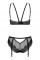 Комплект Obsessive Allastia 2-pcs set black L/XL