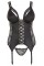 Корсет з підв'язками для панчіх - 2632187 Cottelli Collection Basque Black
