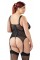 Корсет з підв'язками для панчіх - 2632187 Cottelli Collection Basque Black
