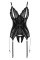 Корсет з підв'язками для панчіх - 2632632 Cottelli Collection Crotchless Basque