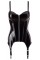 Корсет з підв'язками для панчіх - 2840600 Black Level Vinyl Basque