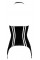 Корсет з підв'язками для панчіх - 2840723 Black Level Vinyl Basque