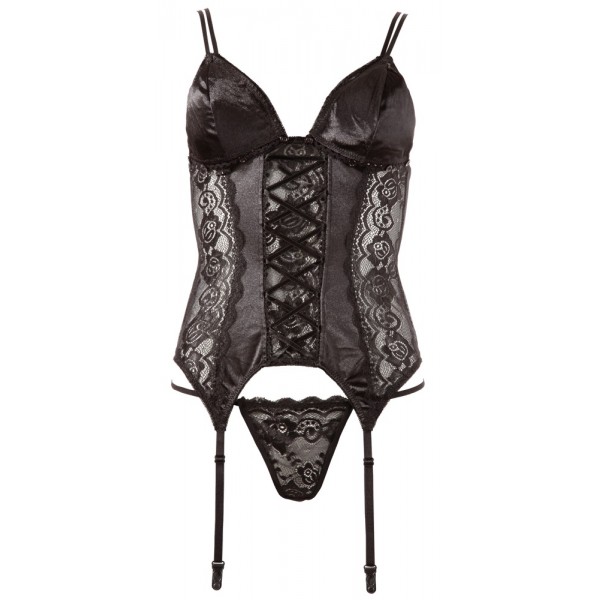 Корсет з підв'язками для панчіх - 2631202 Cottelli Collection Cami Suspender