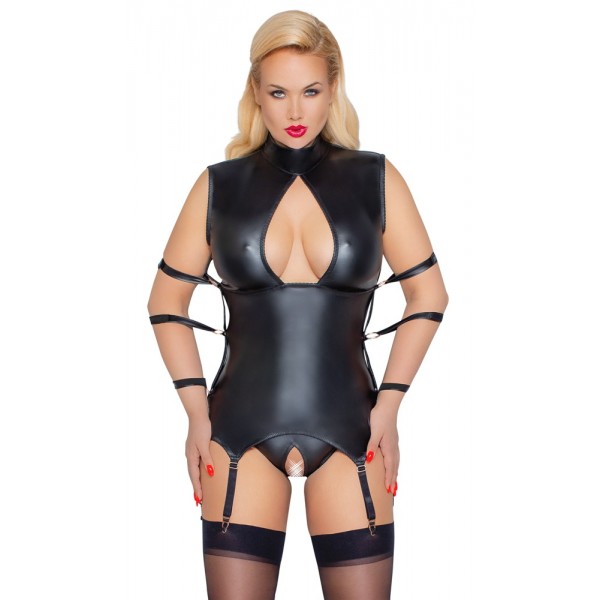 Корсет з підв'язками для панчіх - 2632900 Cottelli Collection Basque Bondage