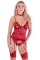 Корсет з підв'язками для панчіх - 2632675 Abierta Fina Basque Red