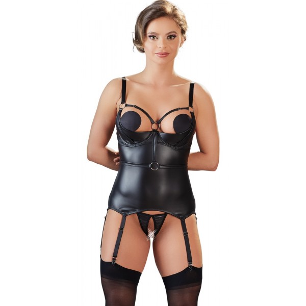 Корсет з підв'язками для панчіх - 2632195 Cottelli Collection Cami Suspender Bondage