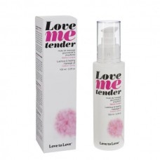 Розпродаж!!! Масажна олія Love To Love - Love Me Tender Cotton candy, 100 мл (термін 10.2025)