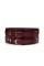 Шкіряний пояс для бондажу Liebe Seele Wine Red Waist Cuff, L Size