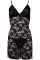 Пеньюар - 2750058 Cottelli Collection Chemise Black