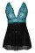 Пеньюар - 2741423 Cottelli Collection Babydoll Petrol